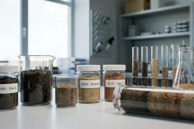 خدمات بخش خاک آزمایشگاه ایمن گامان آذر مهر | تحلیل کامل و علمی خاک، لجن و رسوبات محیط زیستی